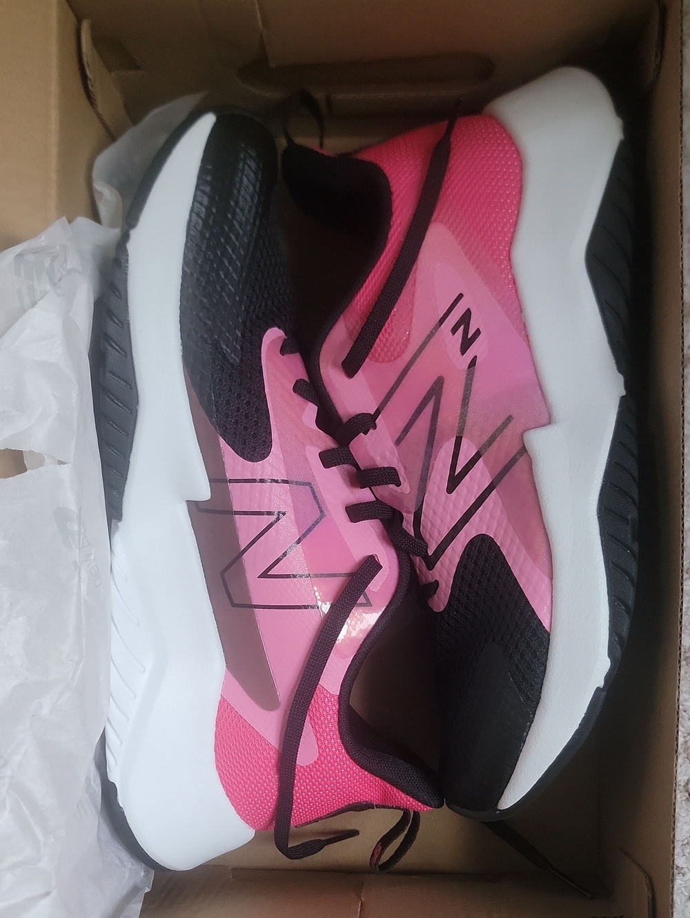 New Balance Pink & Black  Athletic Sneakers